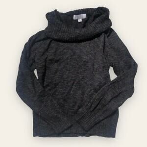 Emily Rose Black Turtleneck with Colorful Speckles